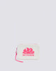 Mini pochette in gomma con logo