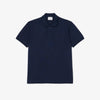 Polo classic fit con marchio in rilievo