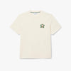 T-shirt in jersey di cotone ricamata