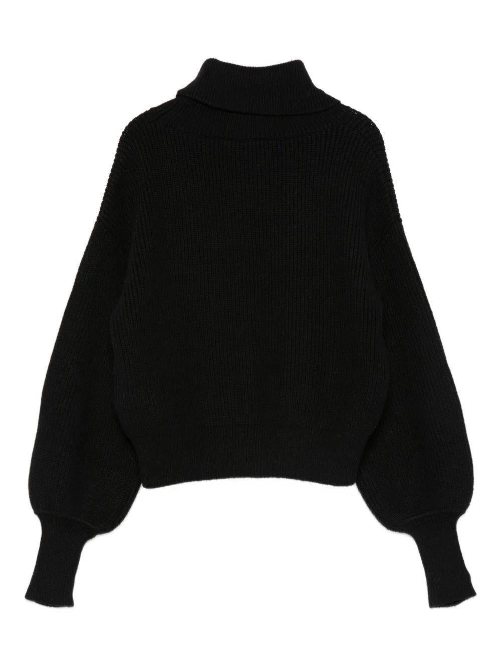 Maglione con ricamo con motivo orsetto HDW02ALHE77 60100A MOSCHINO KID 