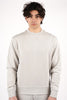 Felpa relaxed fit in terry di cotone con logo a contrasto
