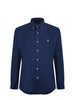 Camicia con logo ricamato