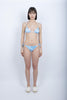 Bikini Caladesi Anita bralette stampa Fleur de Joie con fianchi regolabili bilberry