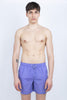 Costume da bagno corto vita elasticata Crinkled viola