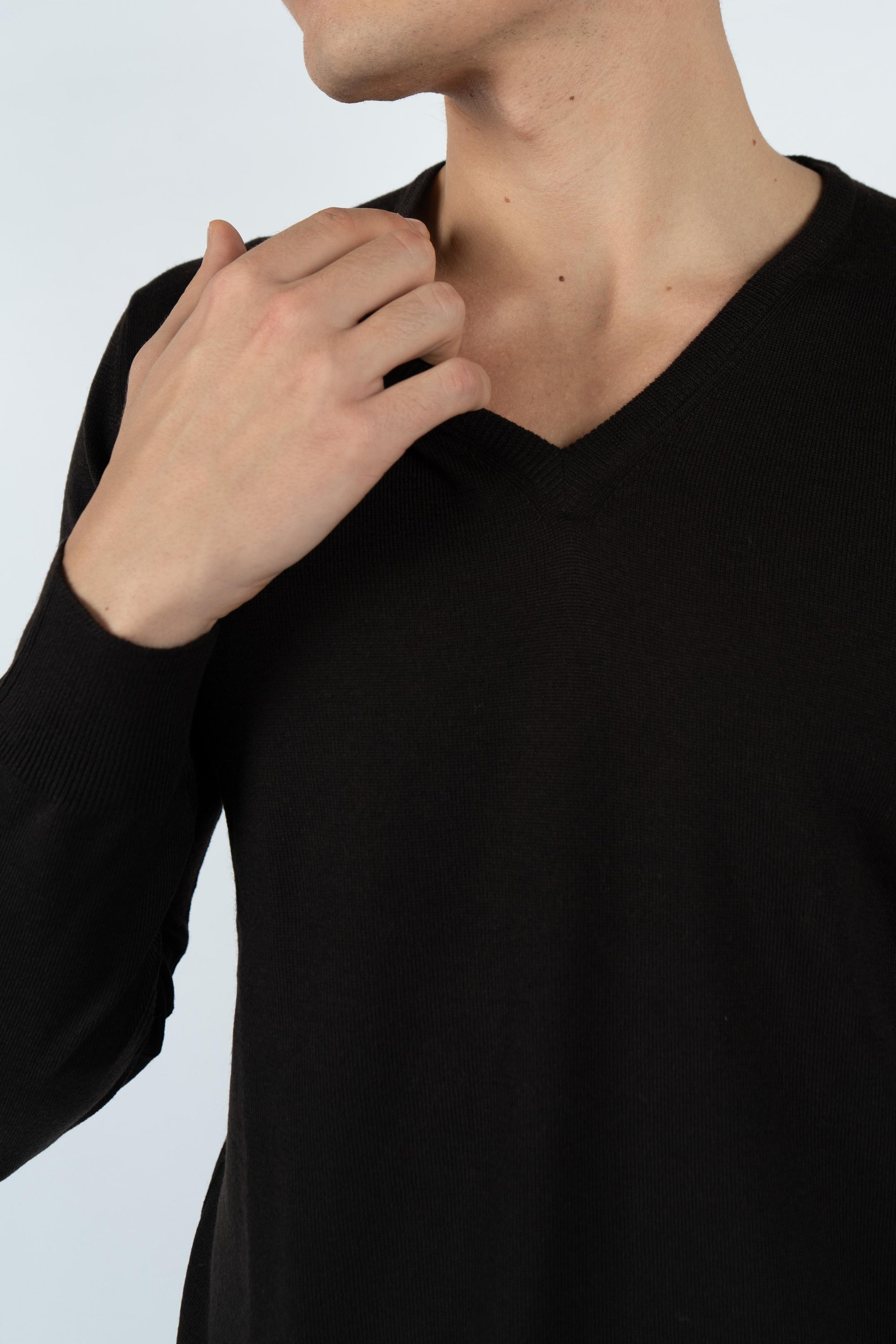 Maglia a scollo a V 55115/14290 195 GRAN SASSO 