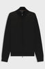 Cardigan in lana vergine con zip