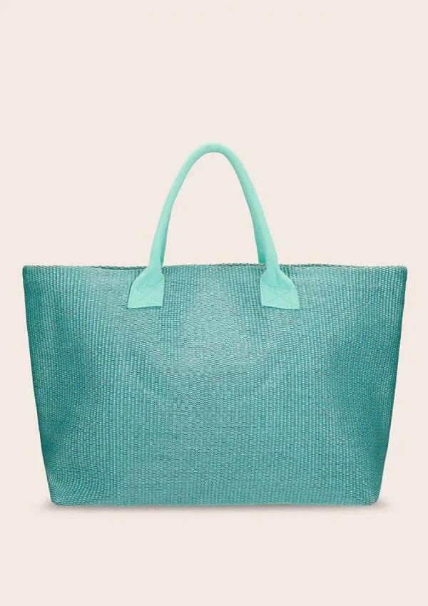 Basket Beachbag Turchese A058 TQ F**K 