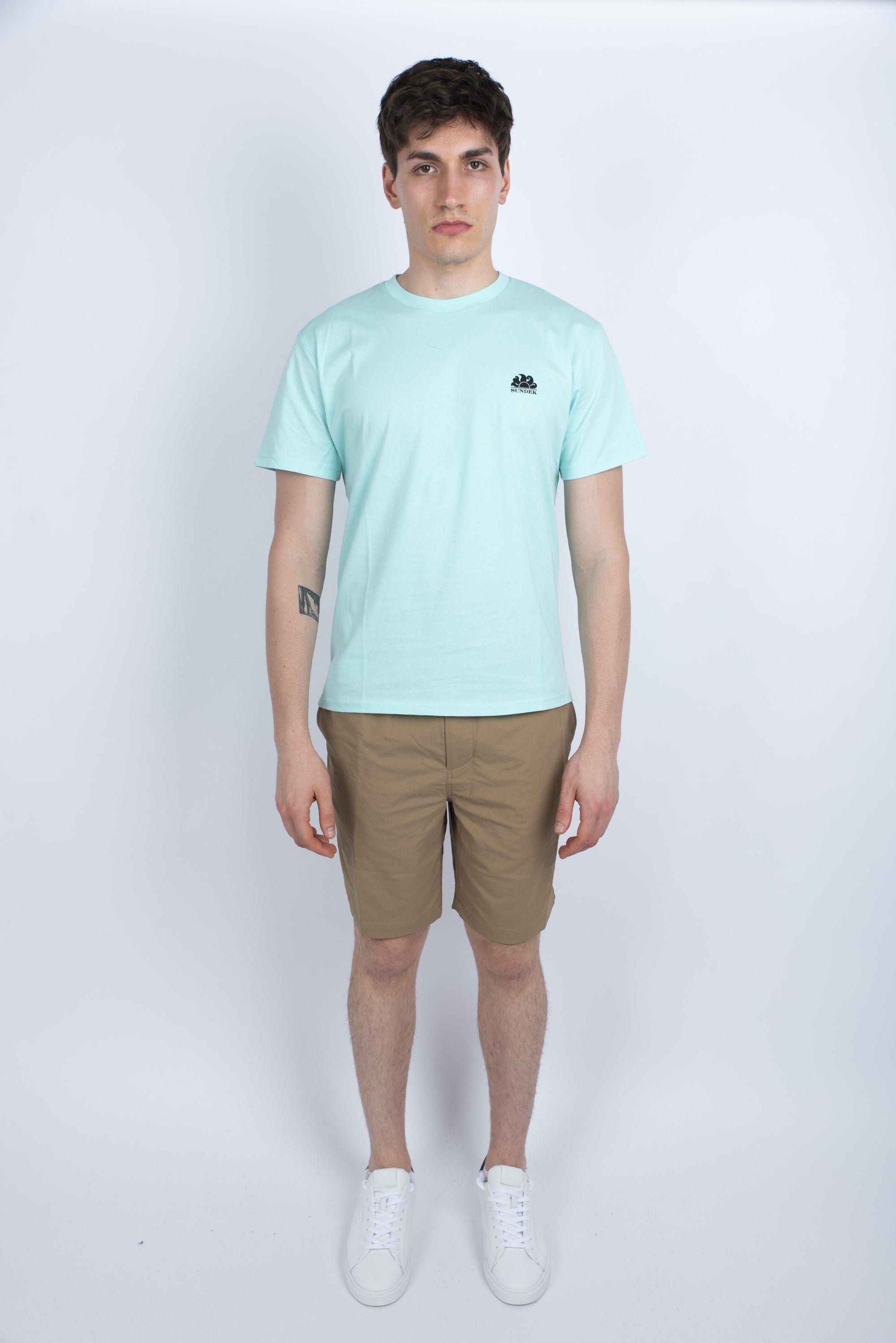 T-shirt con tasca Wetsuit azzurro M673TEJ7800 A6300 SUNDEK 
