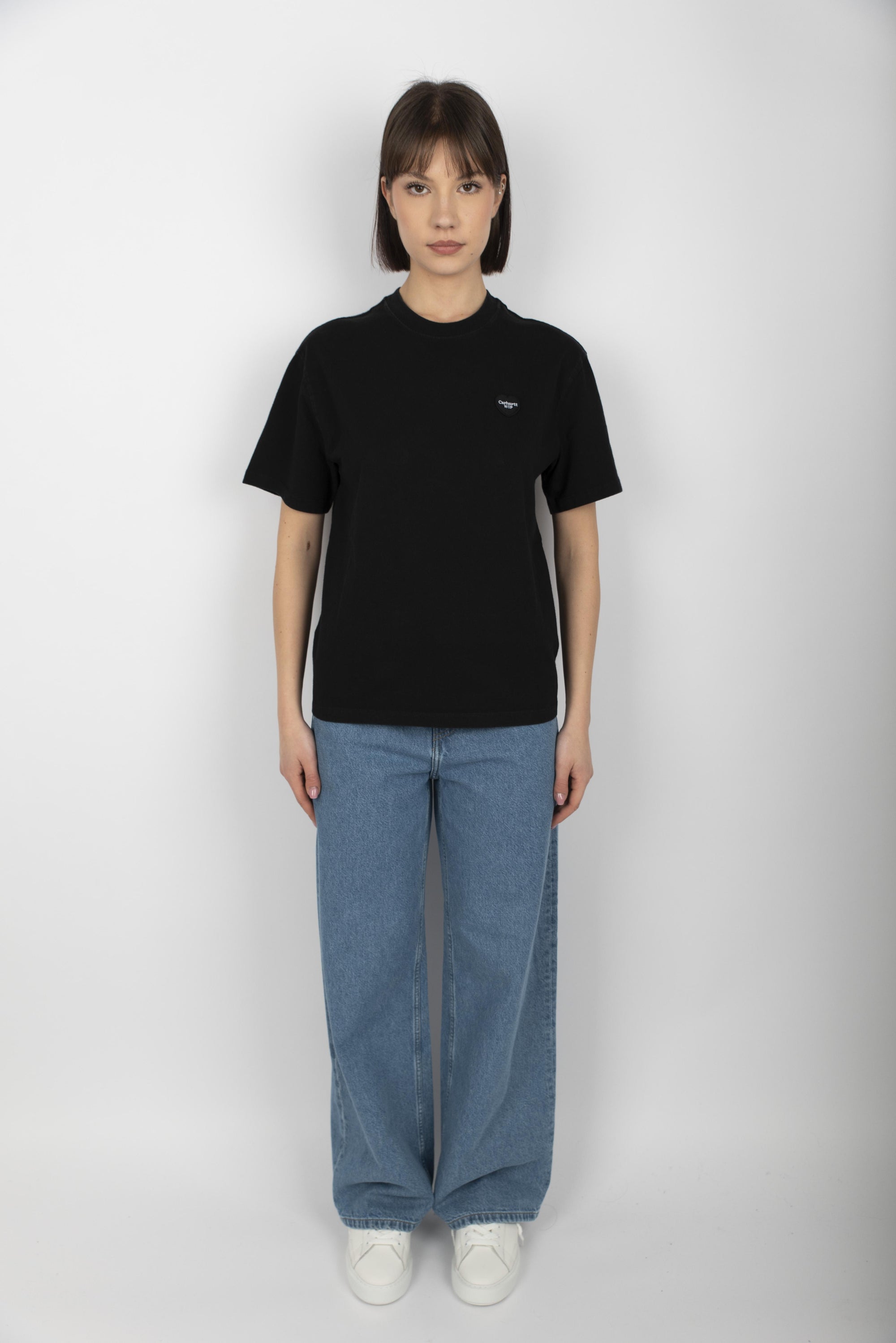 Pantaloni jeans Women's Jane Pant blue heavy stone wash  I030497 0160 CARHARTT WIP 