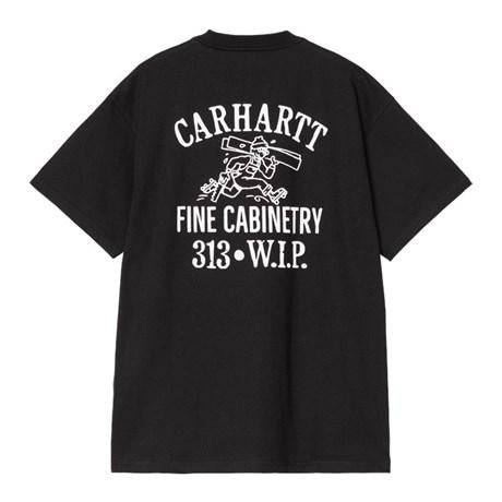S/S Cabinetry T-Shirt nera I034779 0D2XX CARHARTT WIP 