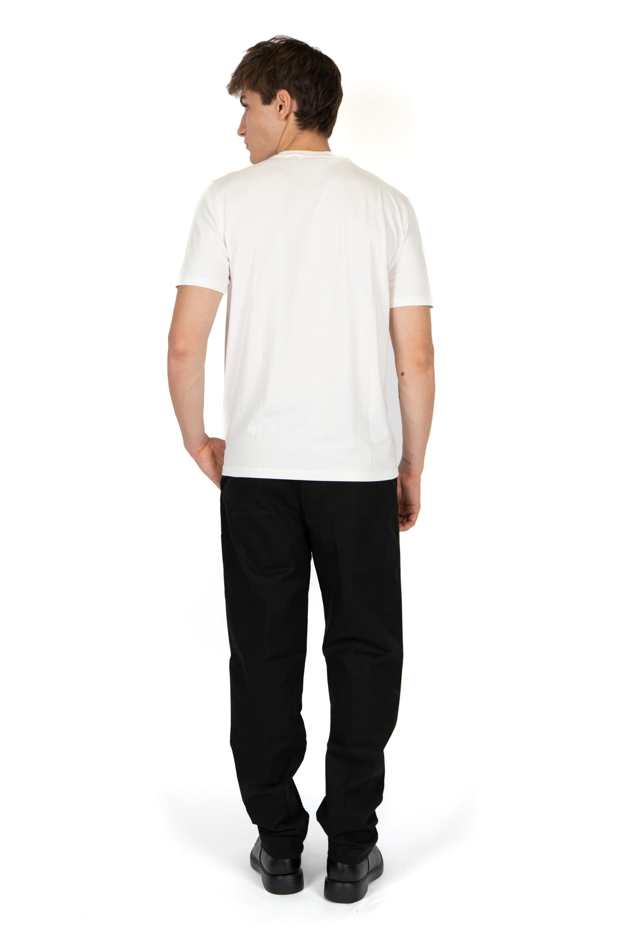 T-shirt con logo e grafica uccelli 50549154 102 HUGO 