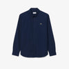 Camicia regular fit in popeline elasticizzato