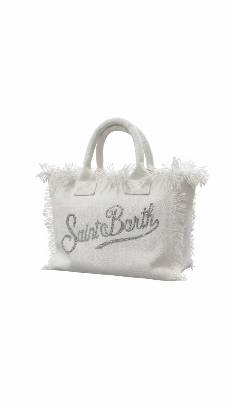 Borsa Colette in canvas con strass COL0001 02571L MC2 SAINT BARTH 