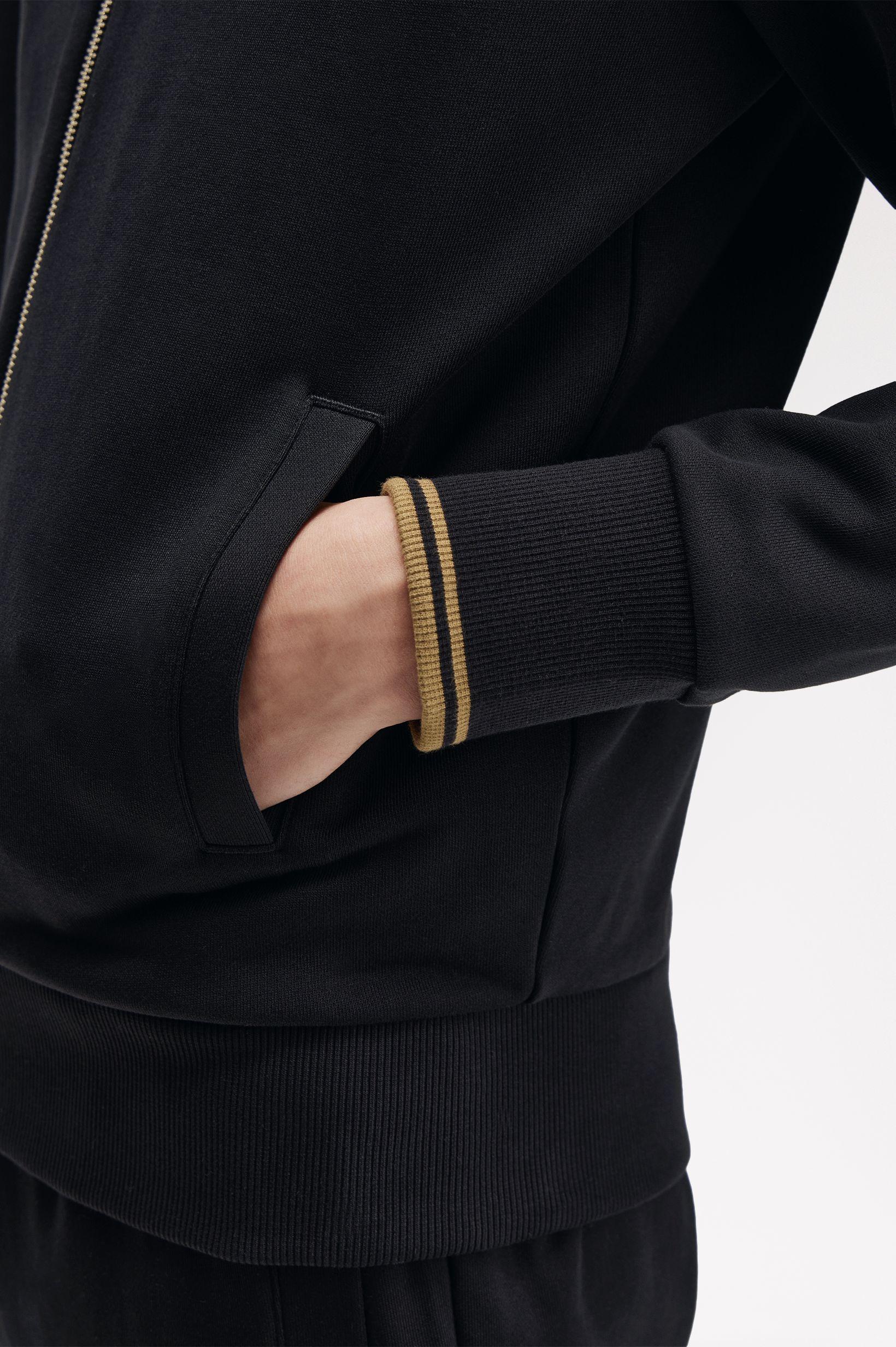Felpa con zip intera J132755 102 FRED PERRY 