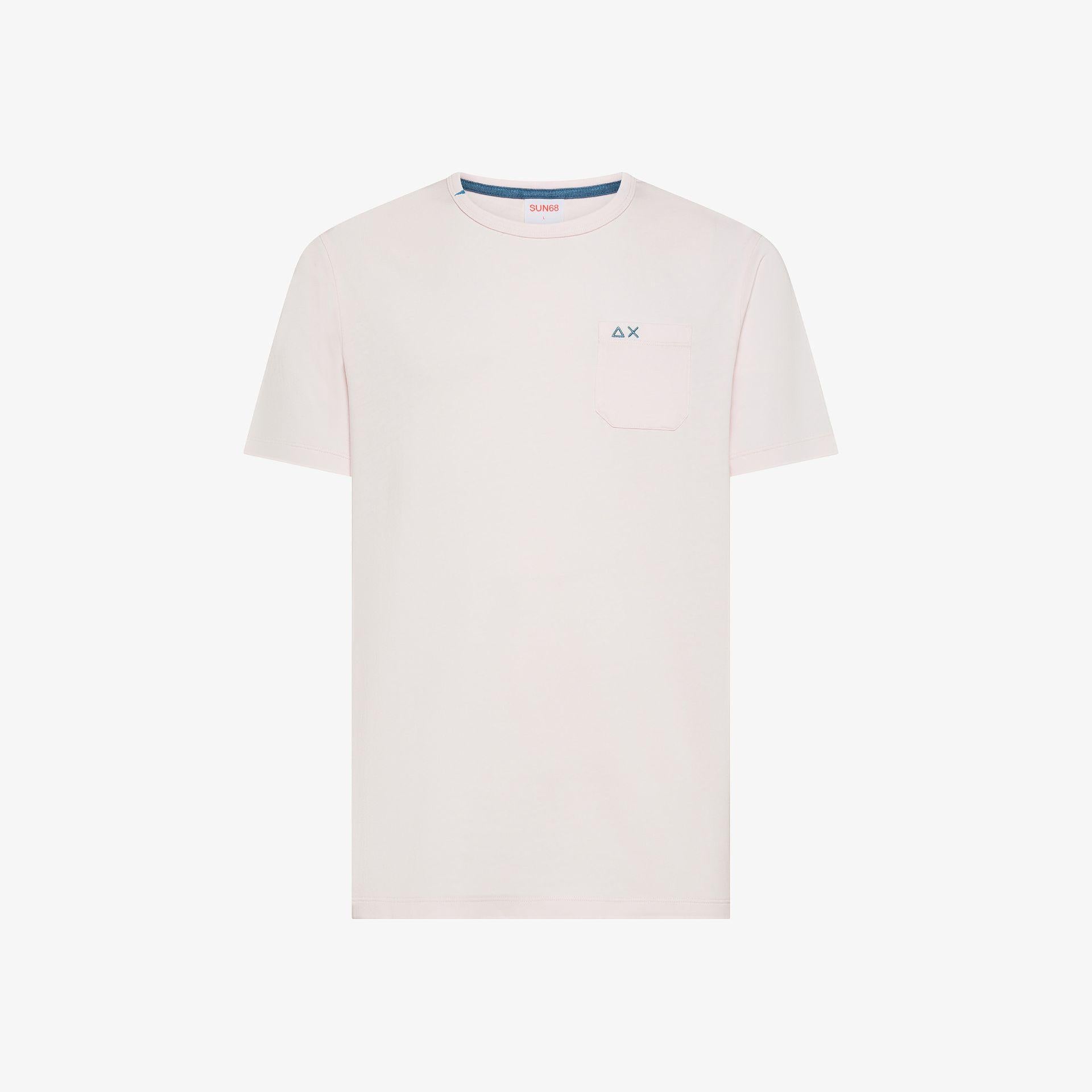 T-shirt girocollo in jersey T36101 04 SUN68 