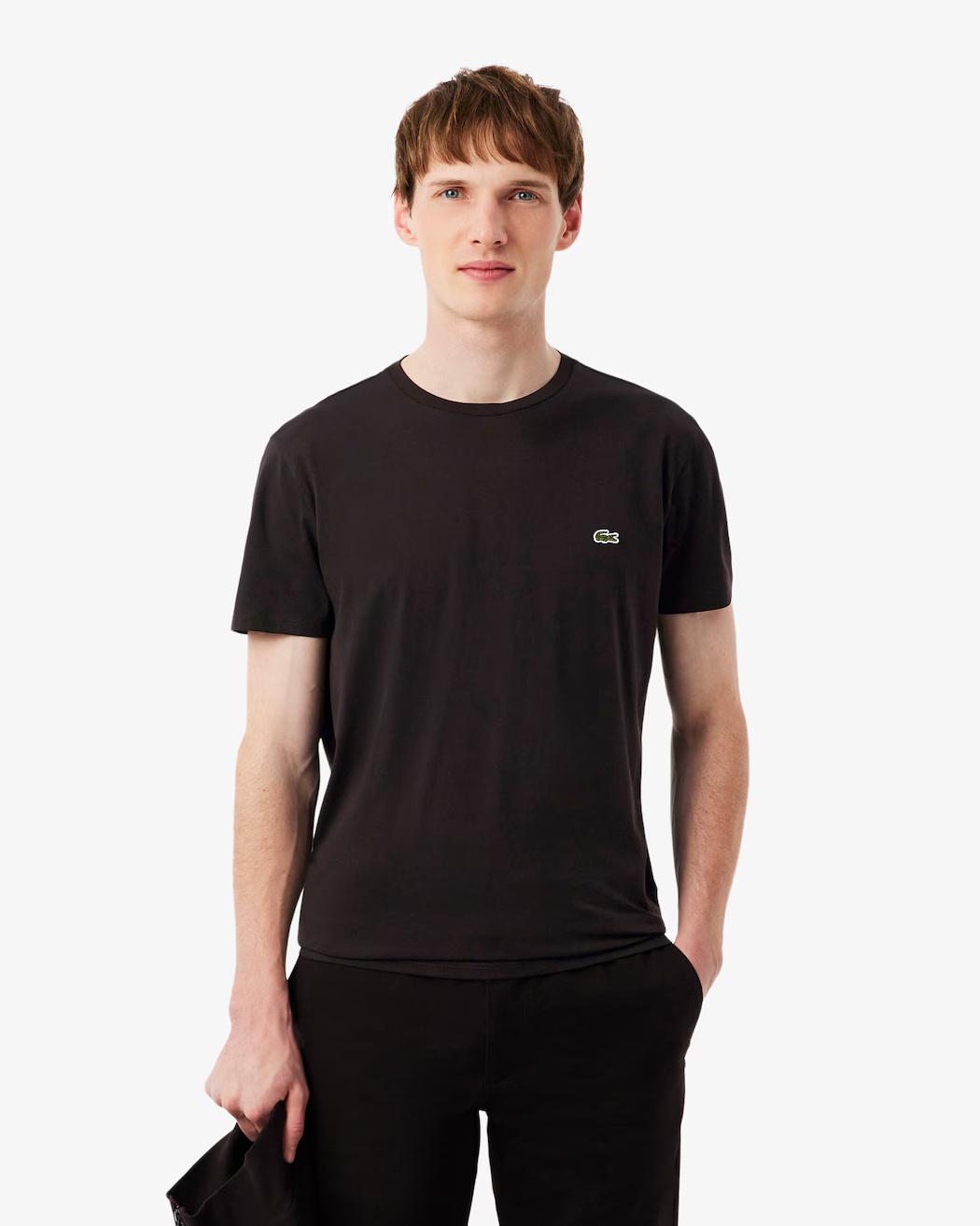 T-shirt in cotone Pima TH6709 3LA LACOSTE 