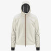 Giacca corta urbana da uomo grigio beige con protezione impermeabile