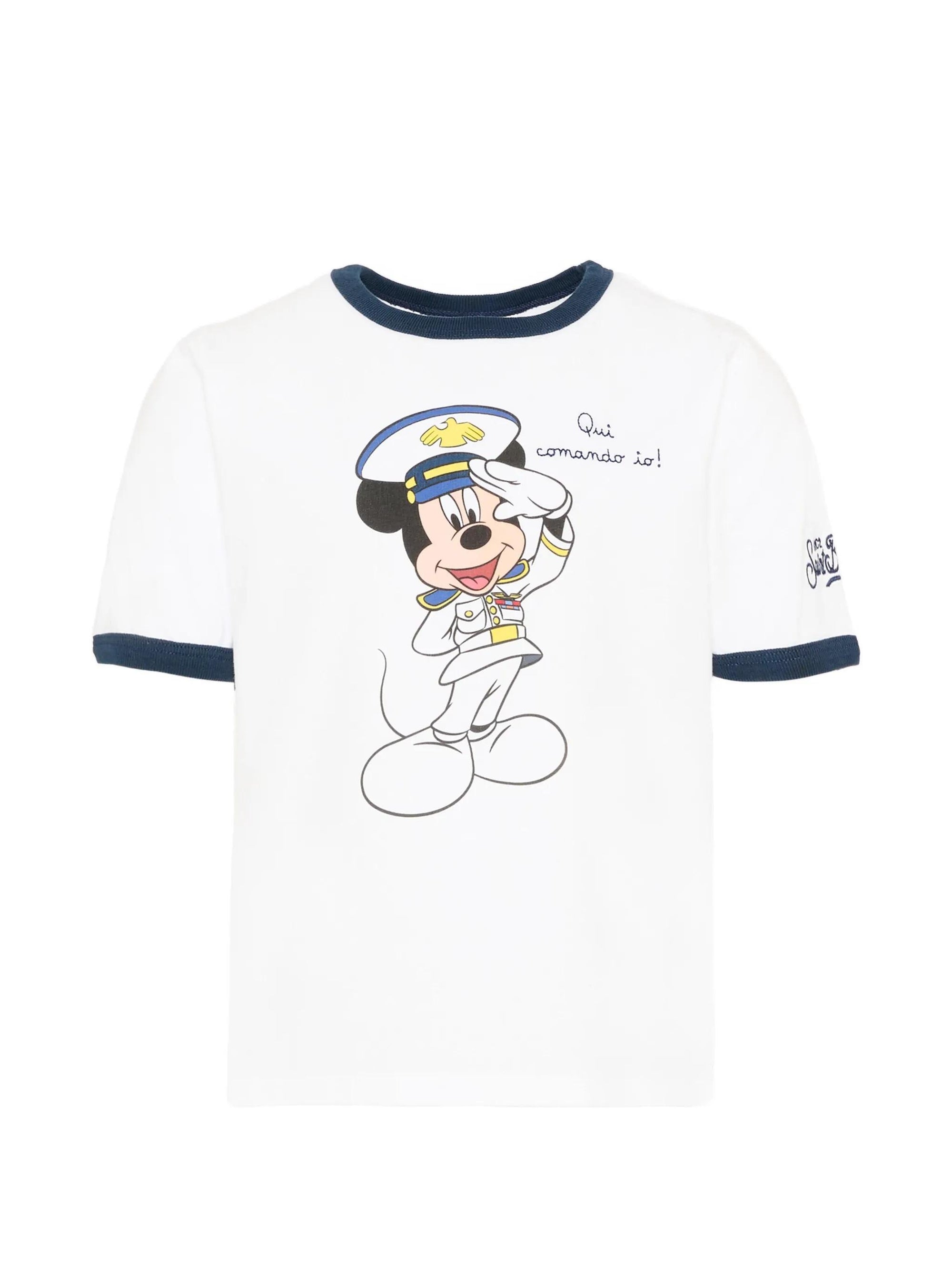 T-shirt con stampa Mickey Mouse DENA001 01064L MC2 SAINT BARTH 