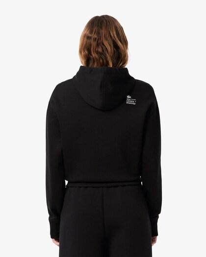 Felpa con cappuccio corta SF0281 001 LACOSTE 