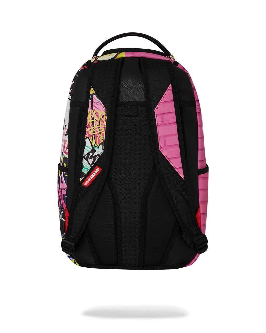 Zaino pink panther painting over graffiti 910B7007 NSZ SPRAYGROUND 
