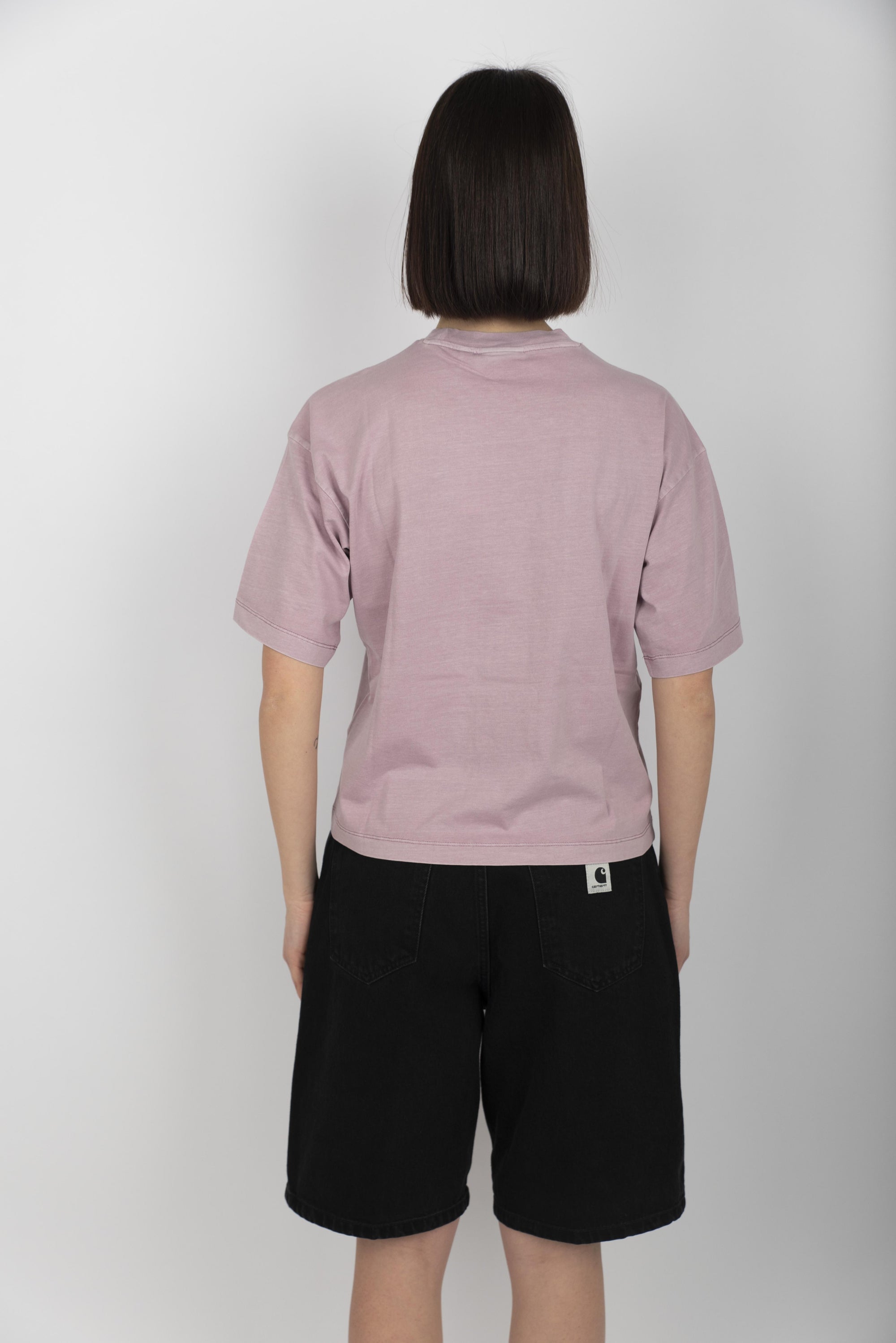 T-shirt Women's S/S Nelson hortensia garment dyed I033051 2P8GD CARHARTT WIP 