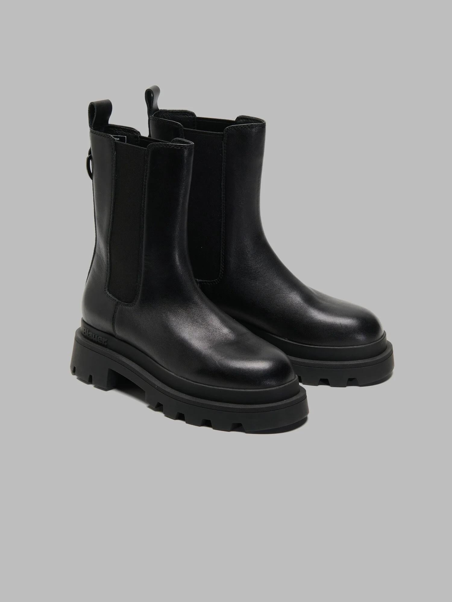 Stivaletto Chelsea Kimmel08-Lep F5KIMMEL08LEP BLKMIL BLAUER SHOES 