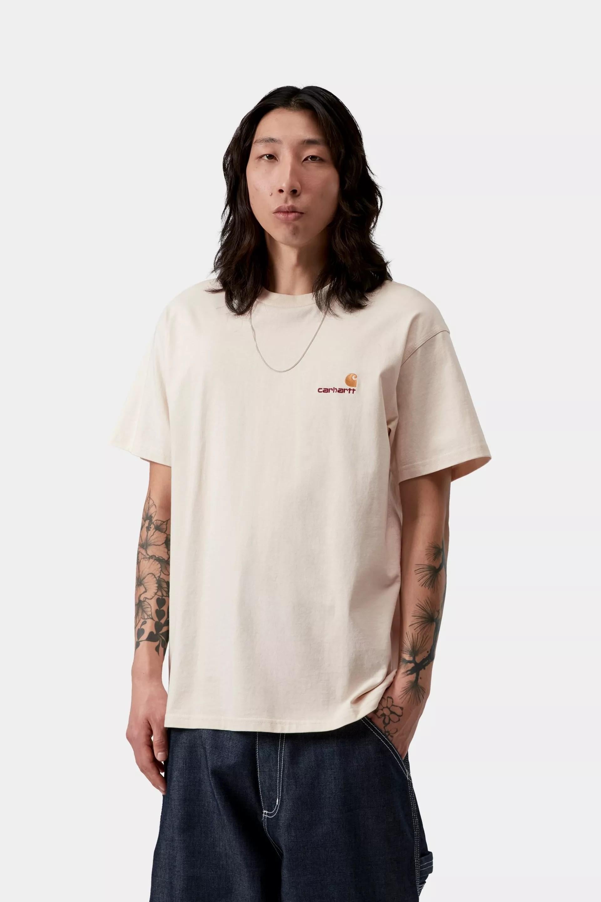 S/S American Script T-Shirt I029956 05XX CARHARTT WIP 