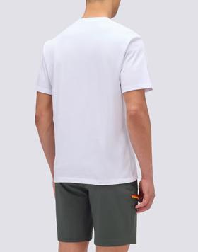 T-shirt con tasca M684TEJ7800 00600 SUNDEK 