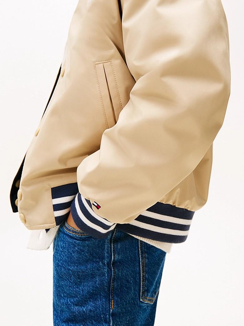 Bomber relaxed fit reversibile con logo KB0KB09740T C1G TOMMY HILFIGER 