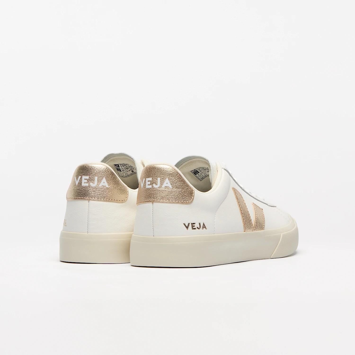 Campo leather white platine CP05034 95 VEJA 