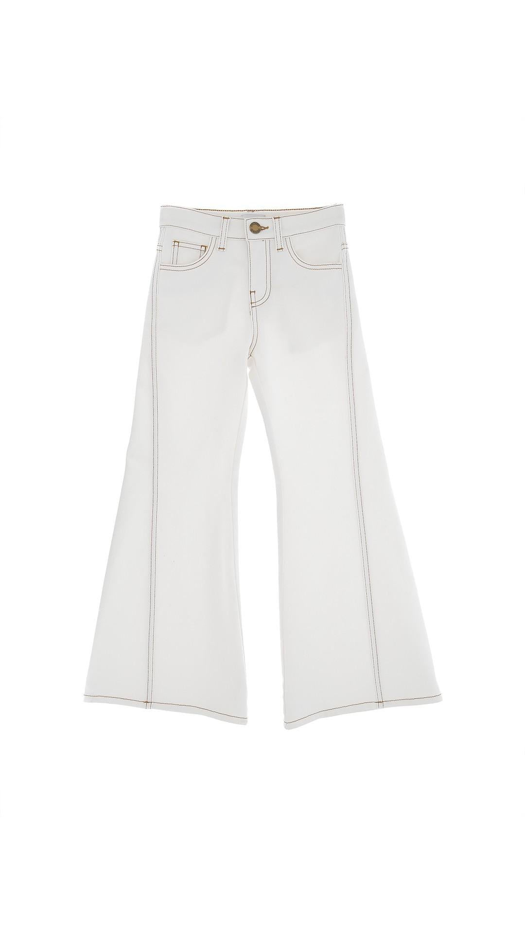 Jeans flared bianco Pinko kids KFPA055CDS061 0994 PINKO 