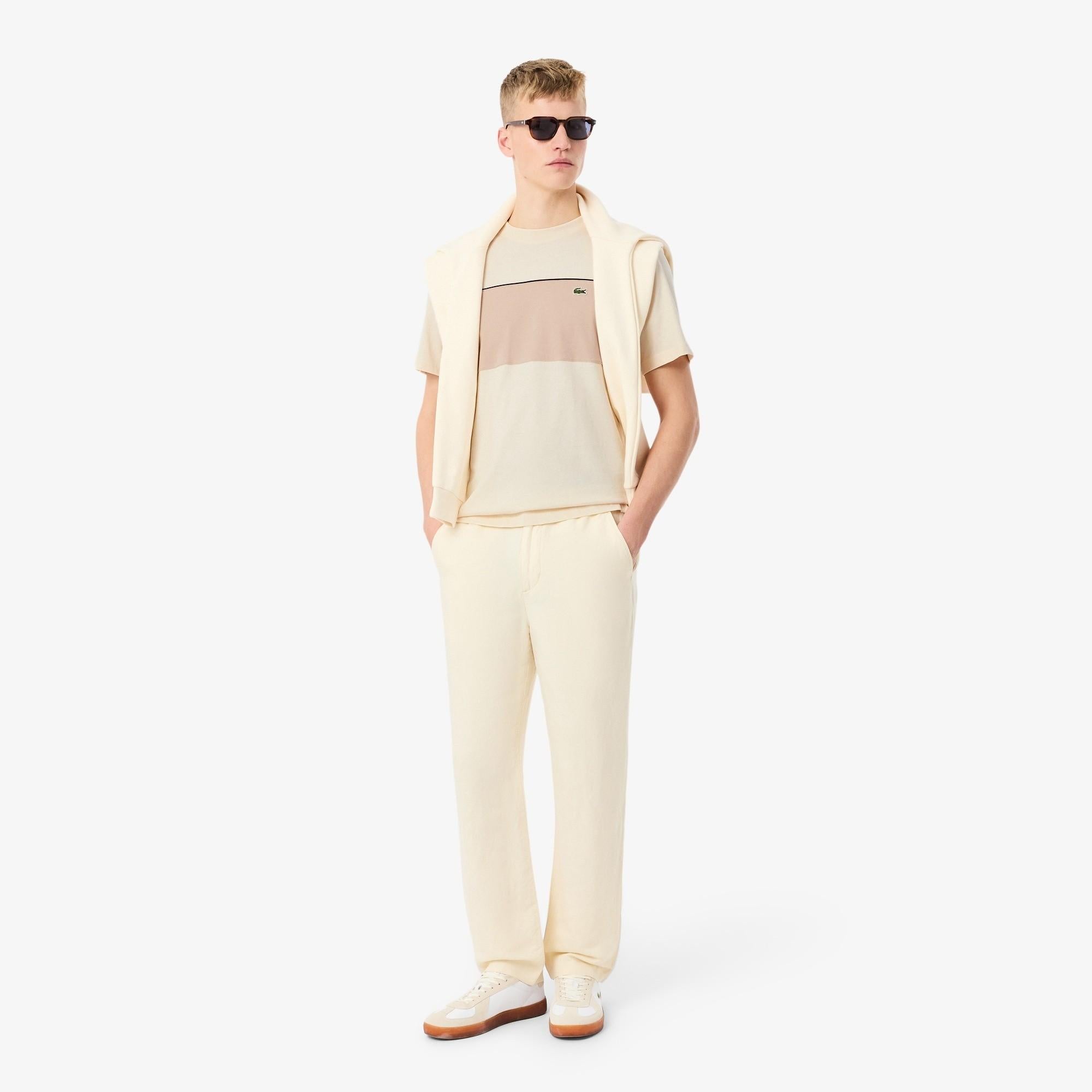 T-shirt in cotone color block TH0896 3RR LACOSTE 