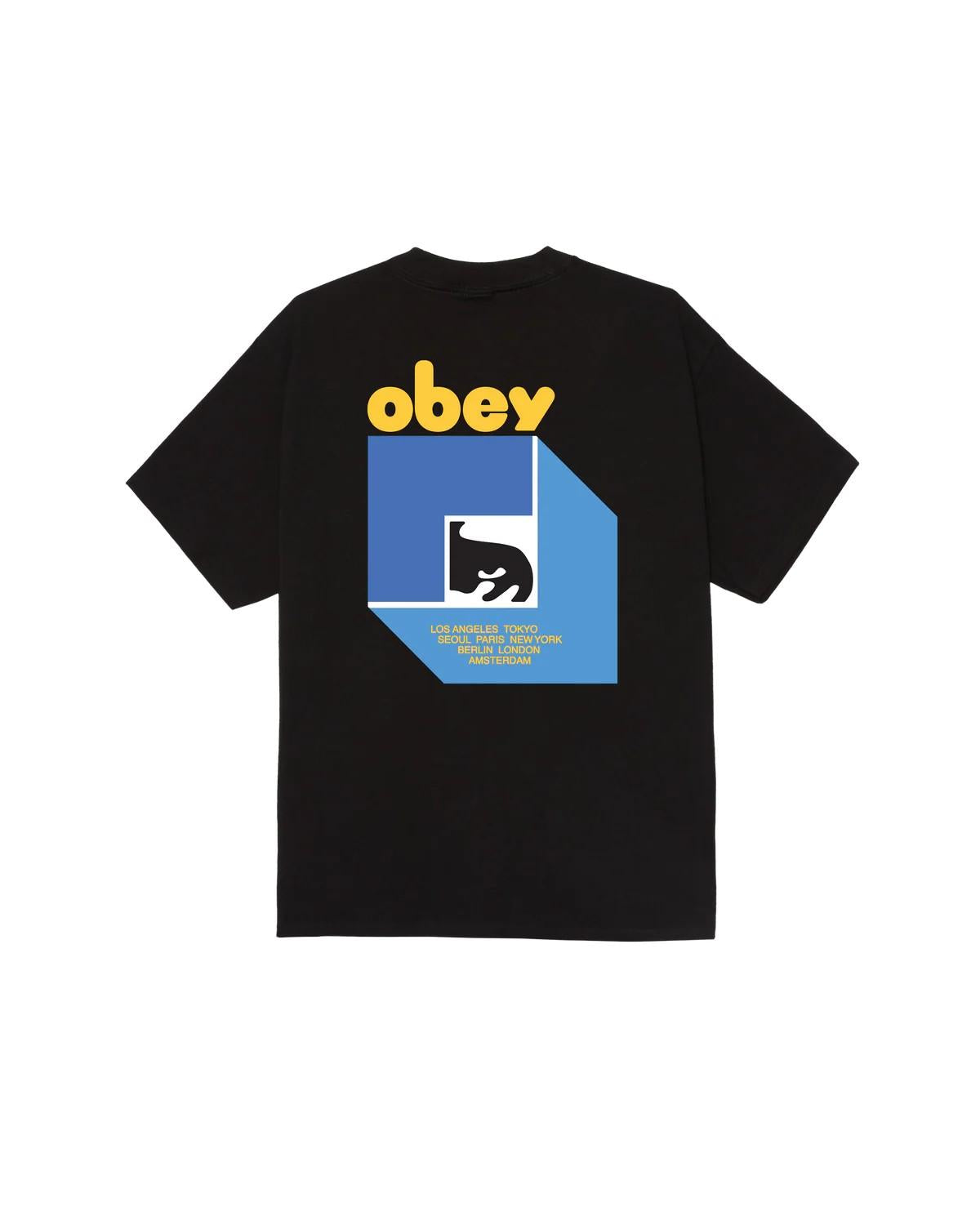 Peep hole classic t-shirt 165264346 BLK OBEY 