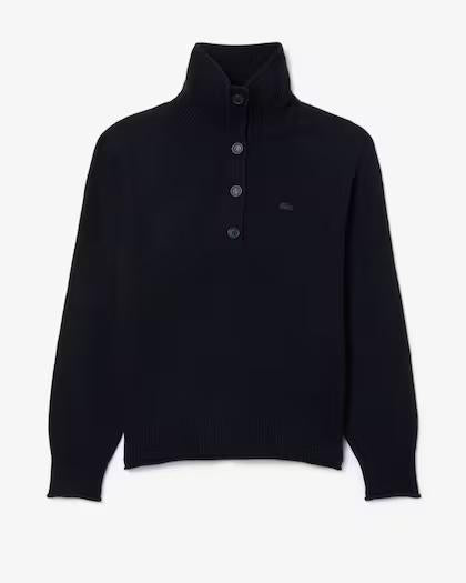 Maglione a collo alto in lana cardata AF4010 166 LACOSTE 