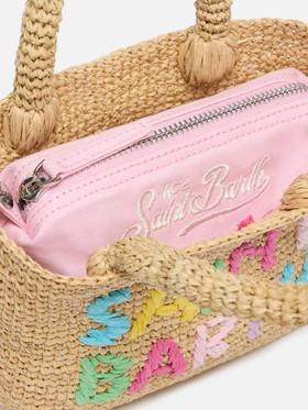 Borsa Beach mini in raffia RAFB003 00351L MC2 SAINT BARTH 