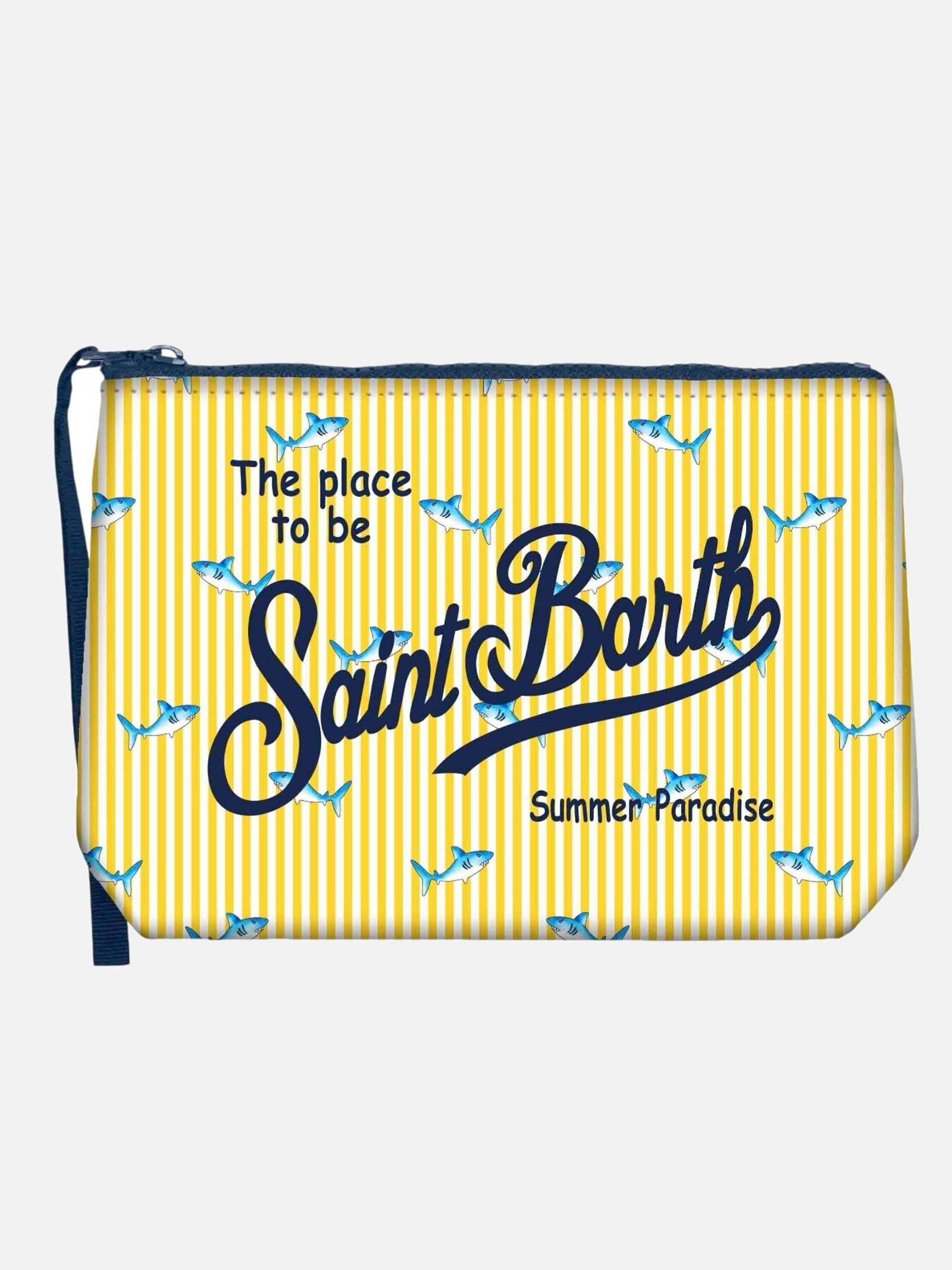 Pochette in scuba fantasia squali ALIN001 02106L MC2 SAINT BARTH 