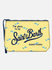 Pochette in scuba fantasia squali