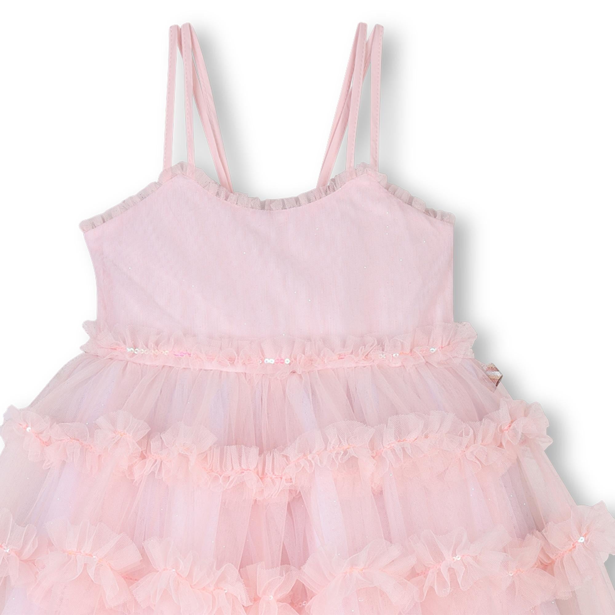 Abito in tulle U20976 45X BILLIEBLUSH 