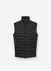 Vest with knitted inserts