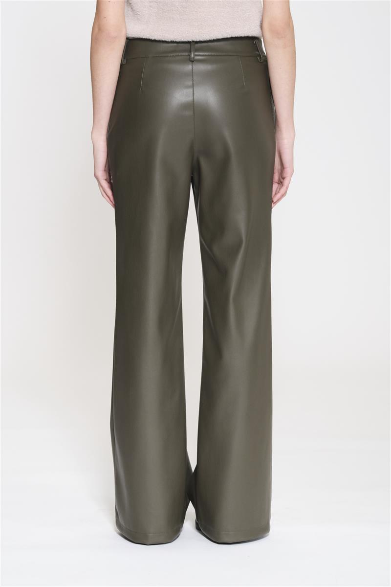 Pantaloni a palazzo in ecopelle RIJLE020 5022 KAOS JEANS 