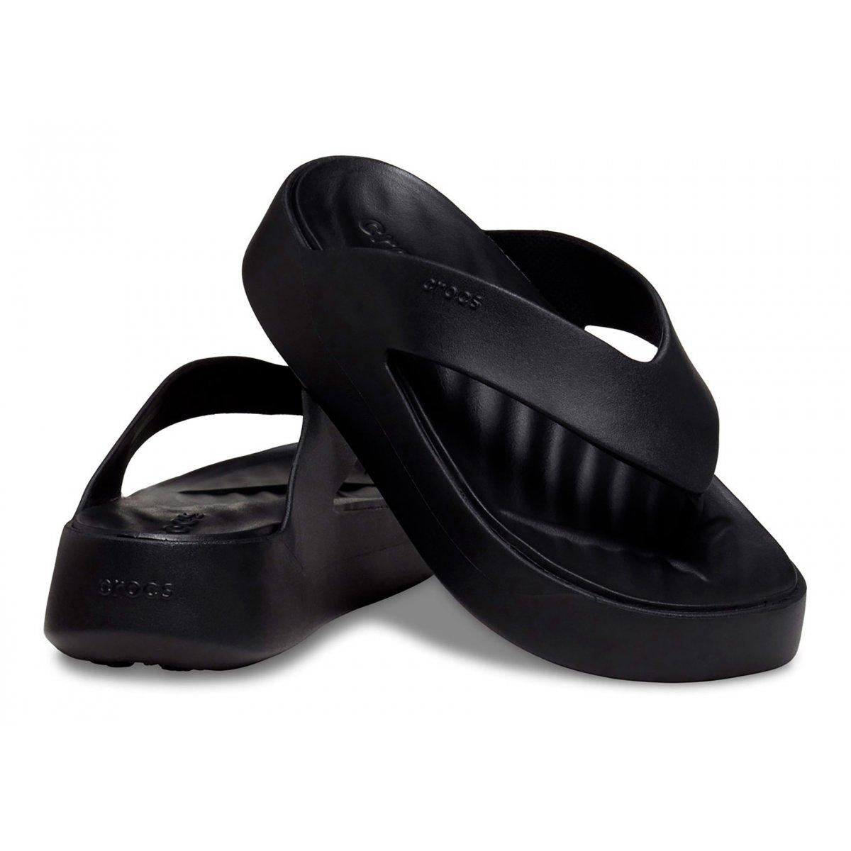 Getaway Platform Flip Donna Black CR209410 BLK CROCS 