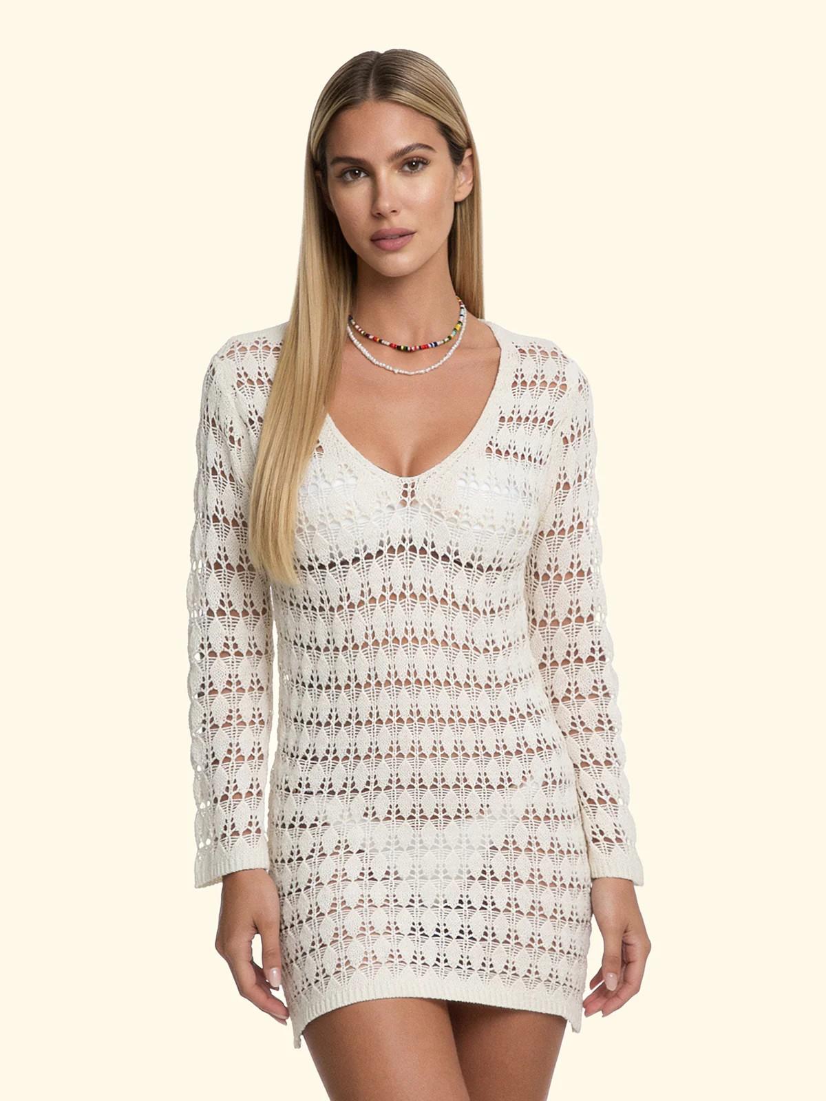 Vestito corto donna bianco FK26SW0415 WH F**K 