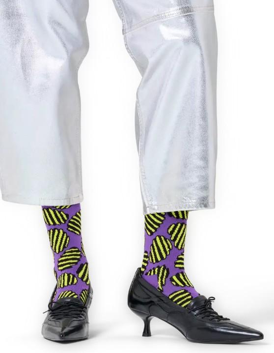 Chips Sock P003171 PURPLE HAPPY SOCKS 