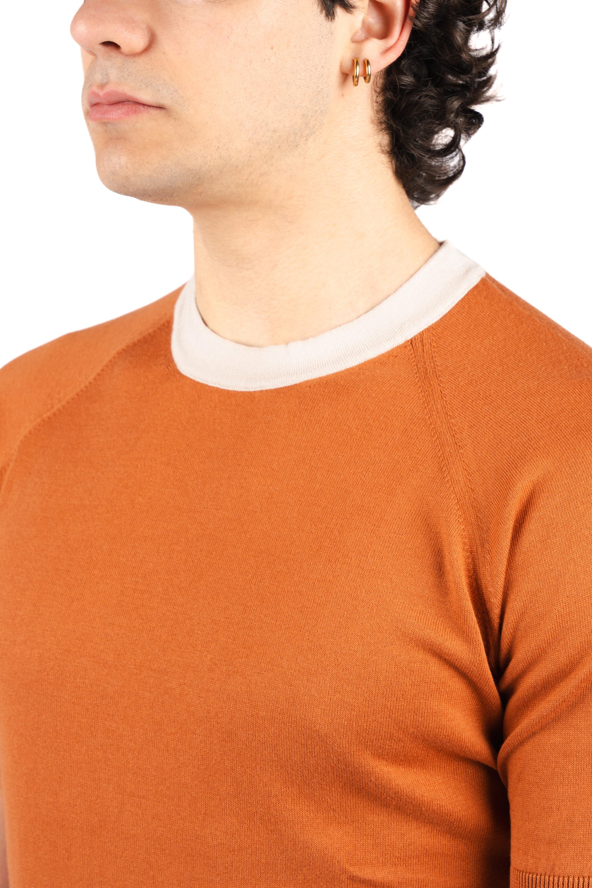 T-shirt in cotone biologico 57181/18045 161 GRAN SASSO 