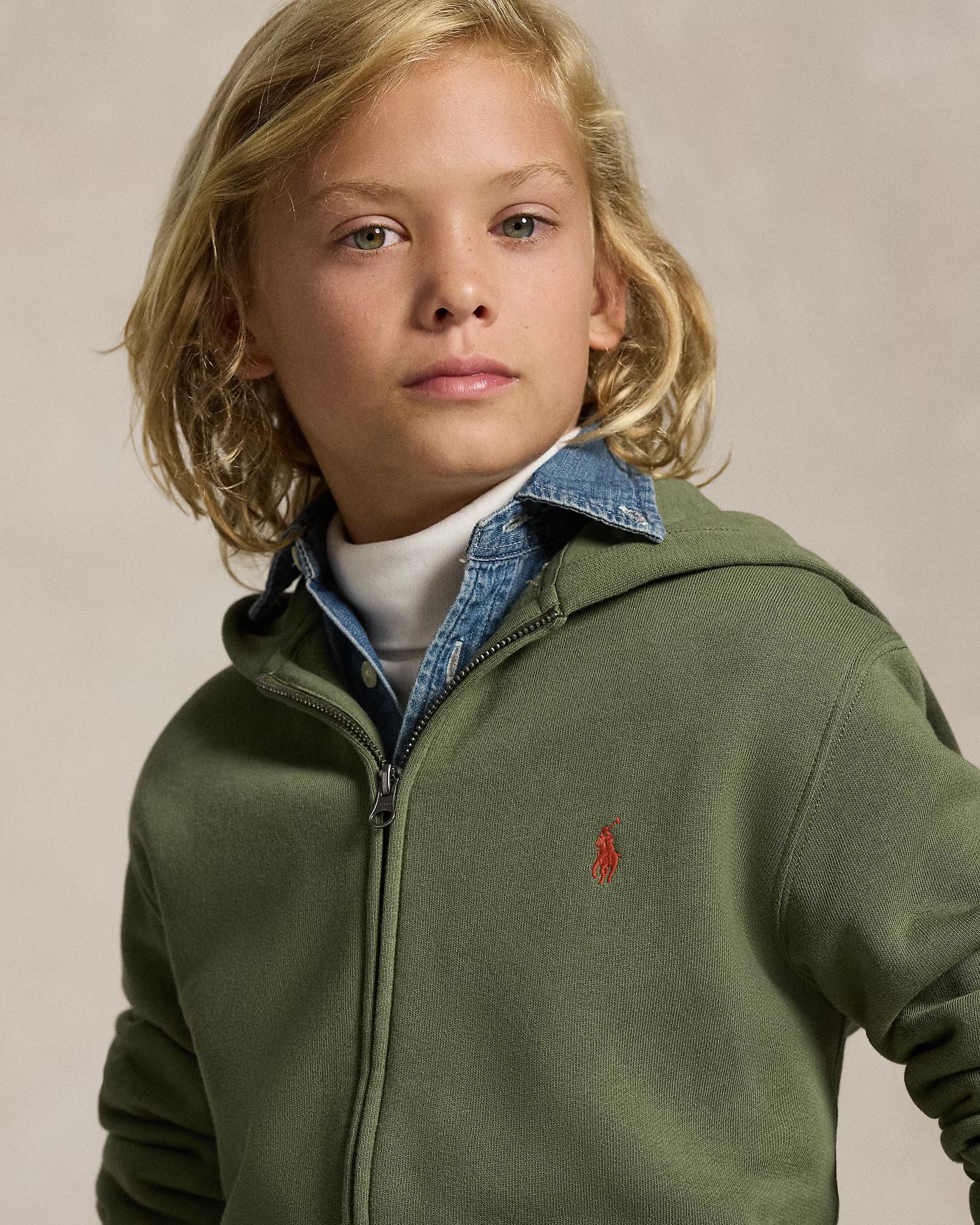 Felpa con cappuccio e cerniera 323799360 053 POLO RALPH LAUREN 