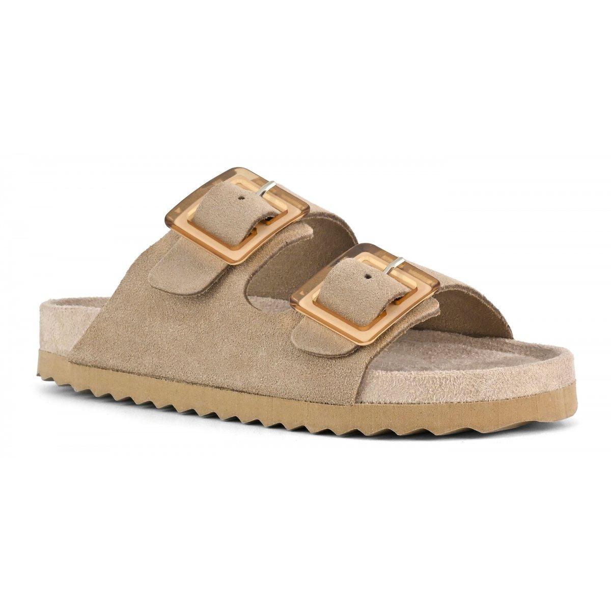 Sandalo monocolore pelle scamosciata HC3208 MUD COLORS OF CALIFORNIA 