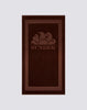 Telo in spugna Jacquard con logo e cornice