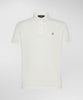 Mezzola 02 Polo in Piqué di cotone stretch papiro