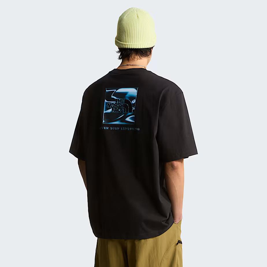 T-shirt Liquid NSE Box Oversized Graphic NF0A8G9W JK31 THE NORTH FACE 