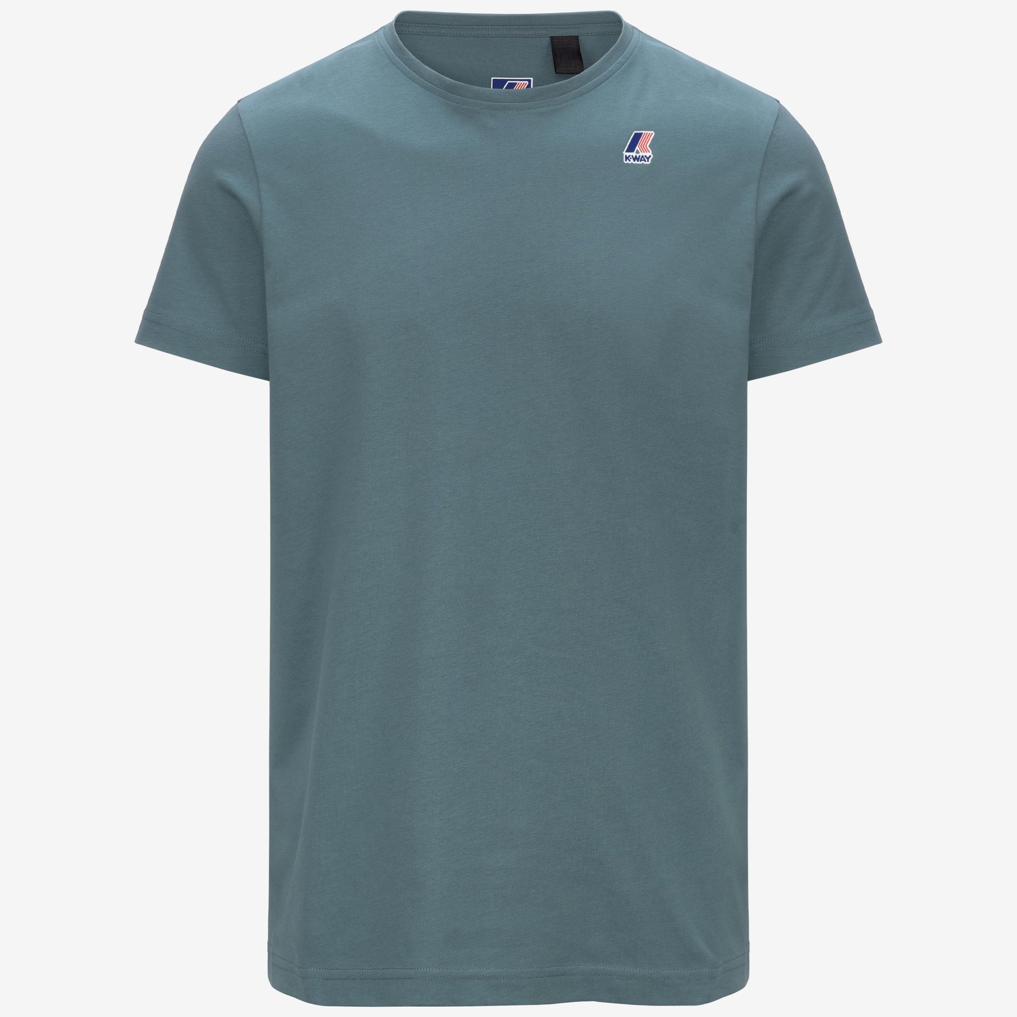 T-shirt unisex verde in cotone con logo K007JE0 H04 K-WAY 